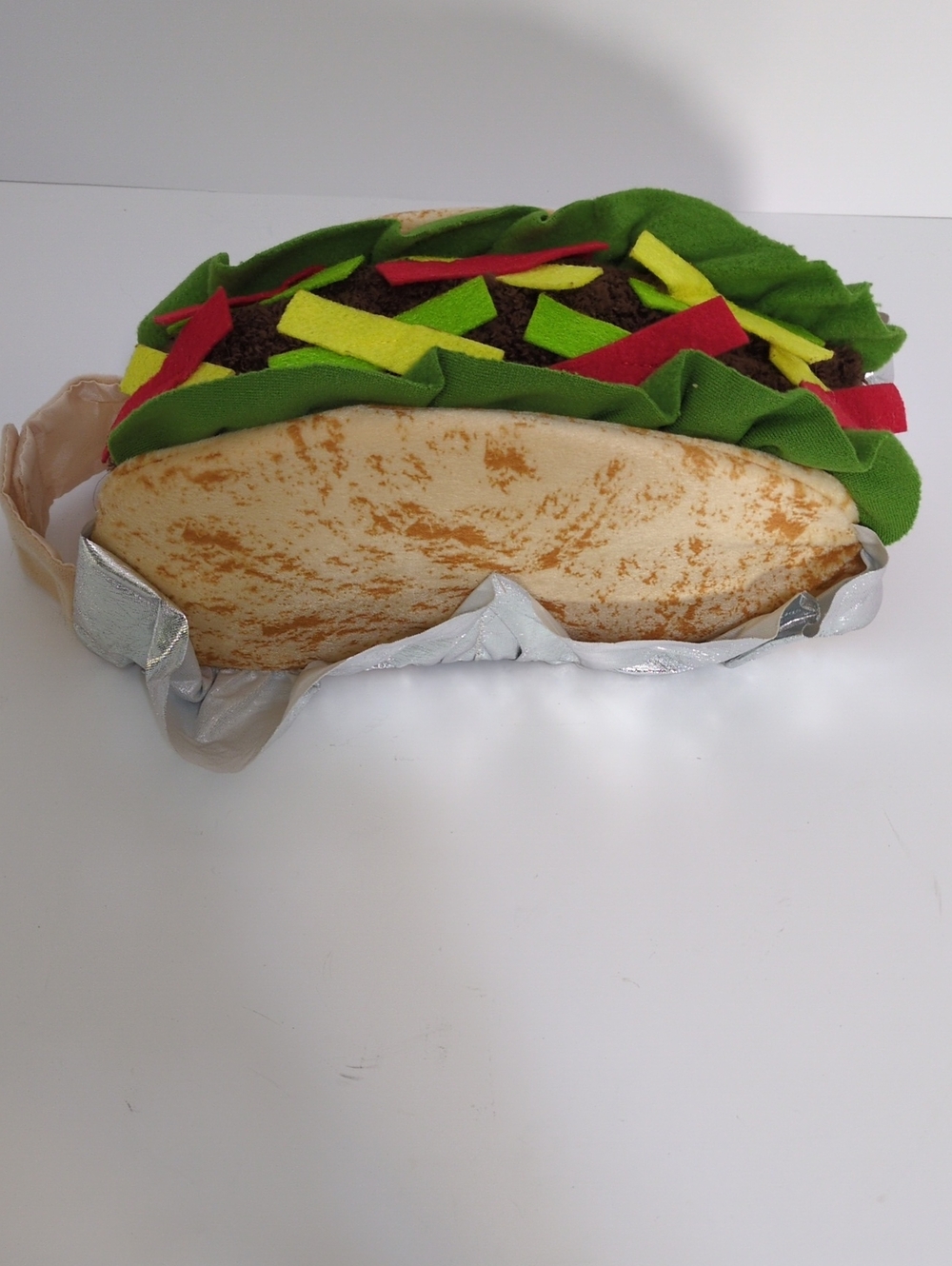Pet Taco Costume Size XS Foil Wrapper Burrito Halloween Dog Apparel 84500-0019